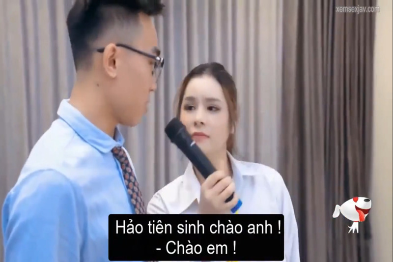 [Sex China Vietsub] em phóng viên xinh đẹp quên mặc áo ngực